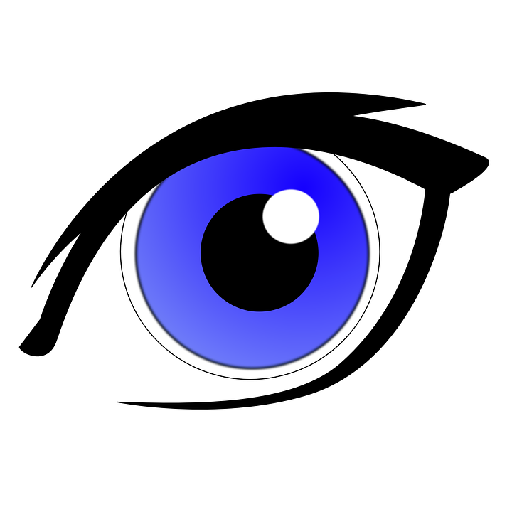 Blue Eyes Clipart - Blue Eye Clip Art (720x720)