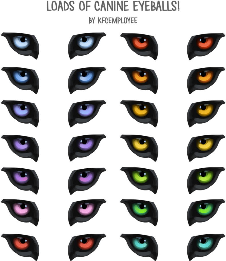 Free Canine Or Wolf Eyes Png And Psd By Chickenbusiness - Wolf Eye Clip Art (788x1015)