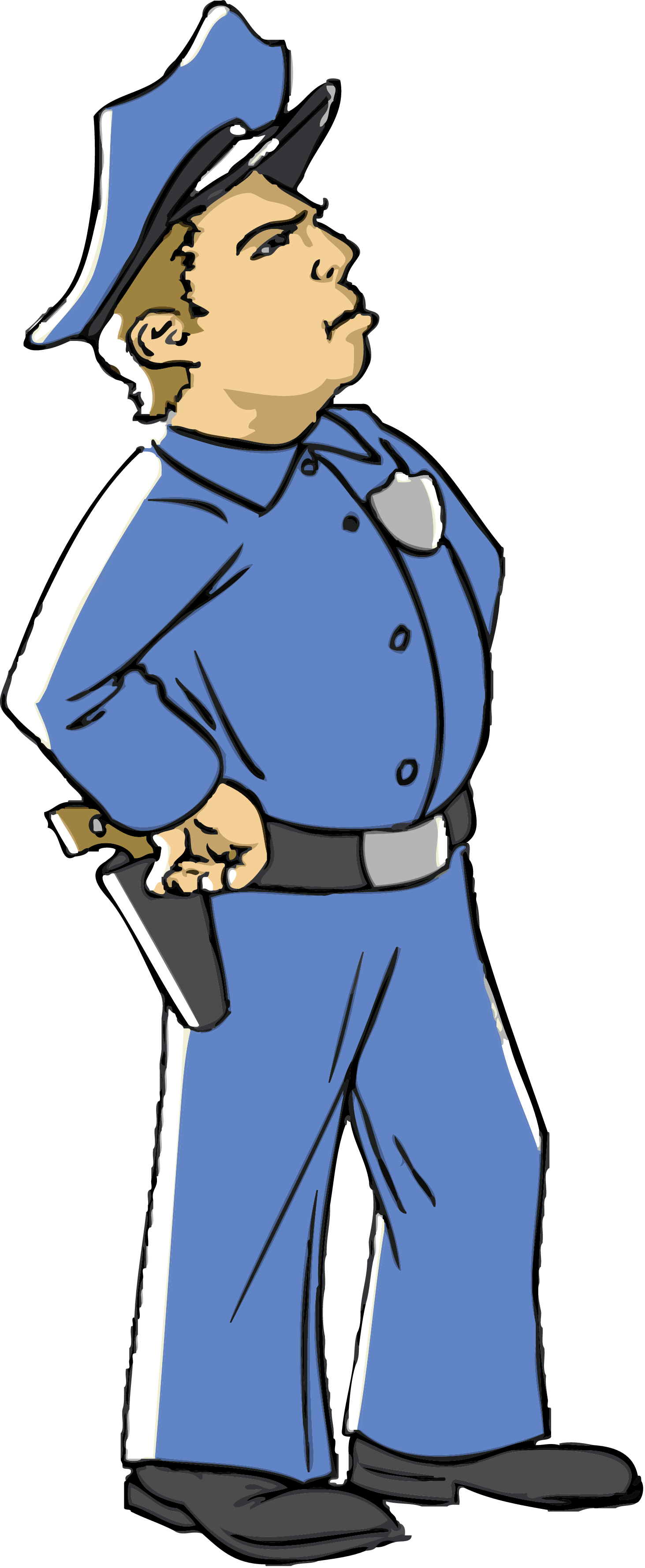 Police Officer - Police Officer Clip Art (1463x3555)