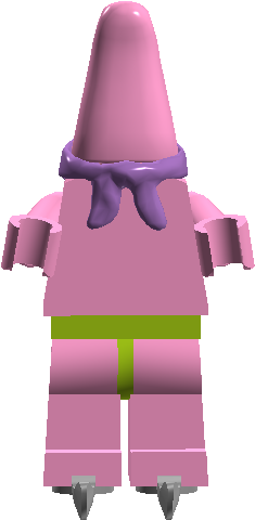 Patrick With Skates - Patrick Star (1126x577)