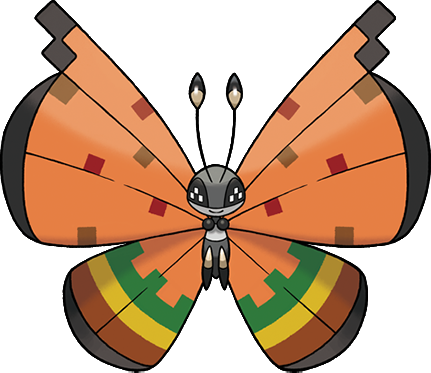 666 Vivillon High Plains - High Plains Pattern Vivillon (431x373)
