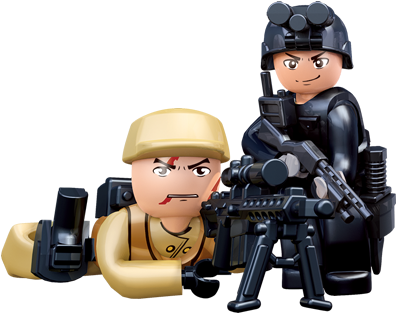 Products - Sluban Building Blocks Police Minifigures (450x312)