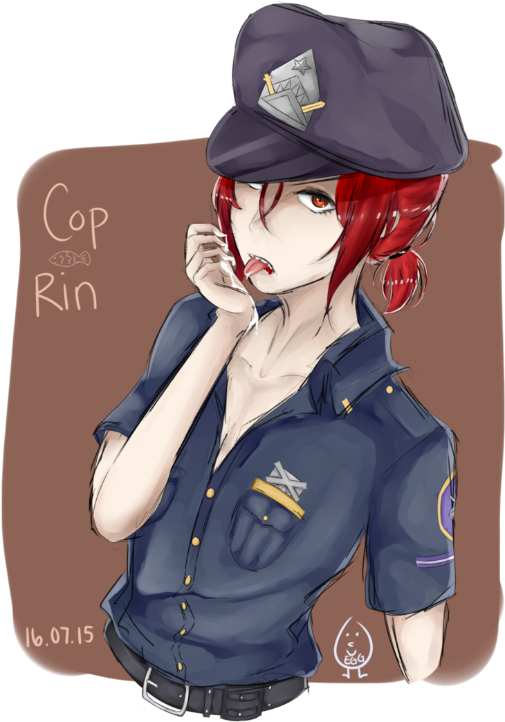 Cop Rin Matsuoka By Helynmoosalot - Cartoon (761x1050)
