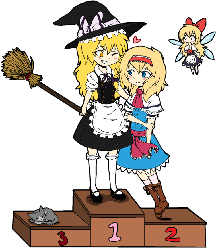 Marisa X Alice By Uketoy - Touhou Marisa X Alice (832x960)