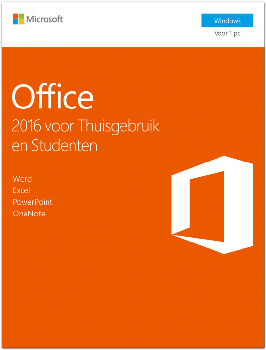 Microsoft Office 2016 Thuisgebruik & Student 1pc Windows - Office Home And Student 2016 (1250x750)