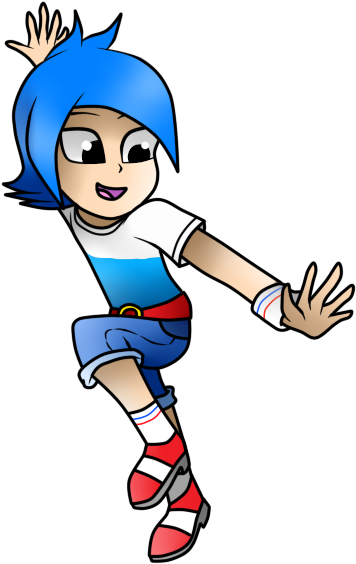 Classic Sonic By Enderboy1908 - Sonic Drive-in (379x572)