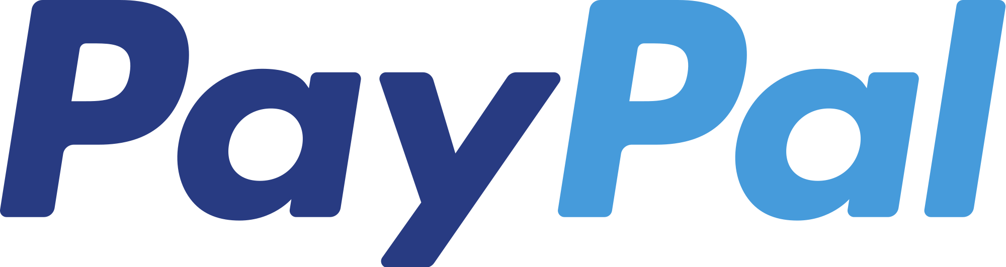 Paypal Cliparts - Paypal Logo Png (2000x531)