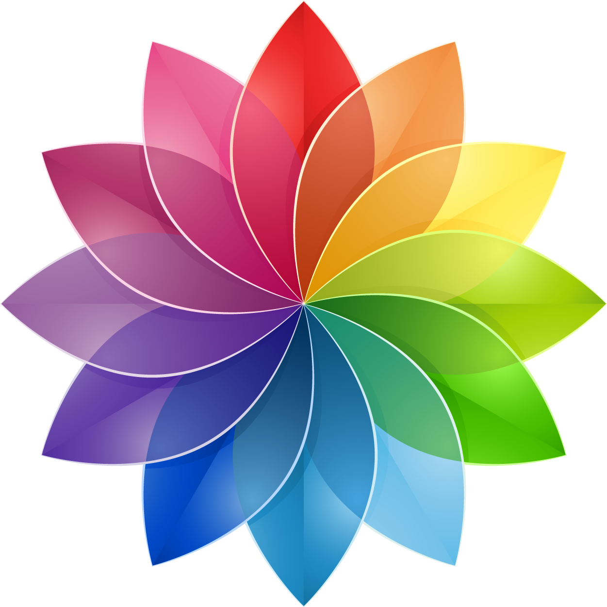 There Is A Color Theory Which Demonstrates All The - Colour Wheel Design Png (1400x1400)