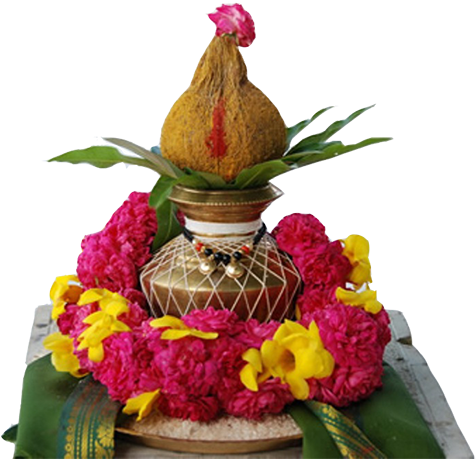 How To Perform Navratri Puja At Home - Symbols Of Ap State (651x470)