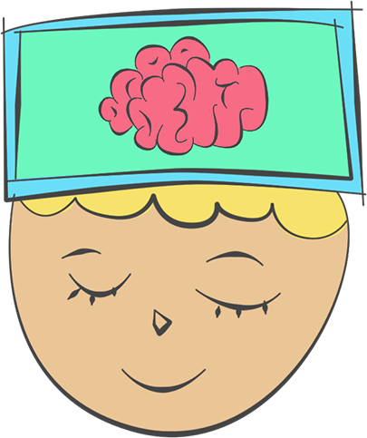 Key Regions Of The Brain - Brain (405x483)