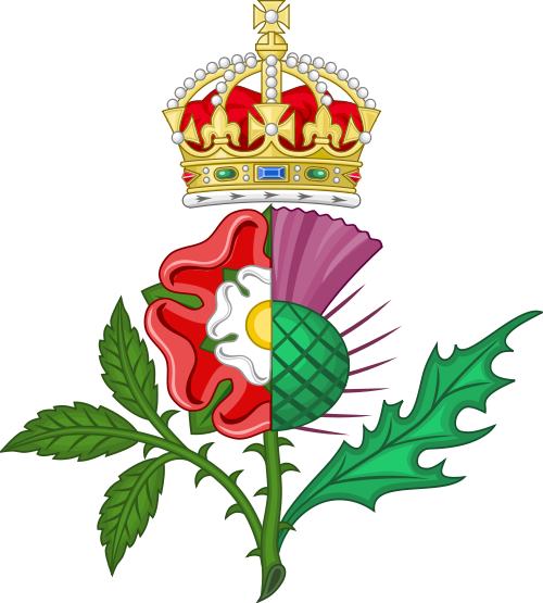 Tudor Rose - Queen Elizabeth 1 Symbol (500x555)