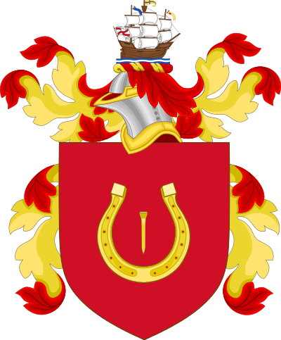 Coat Of Arms Of David Farragut - Nathan Hale Coat Of Arms (400x483)