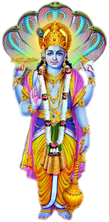 Let's Collect Satya Narayana Puja- Items & Learn Their - Lord Krishna With Snake (480x450)