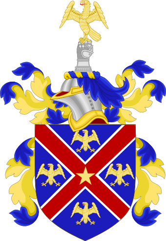Coat Of Arms Of Lyndon B - Queen Mary University Of London (340x493)