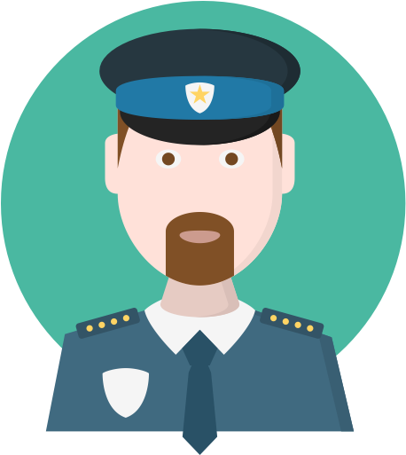 Police Man, Police, Police Officer Icon - Police (512x512)