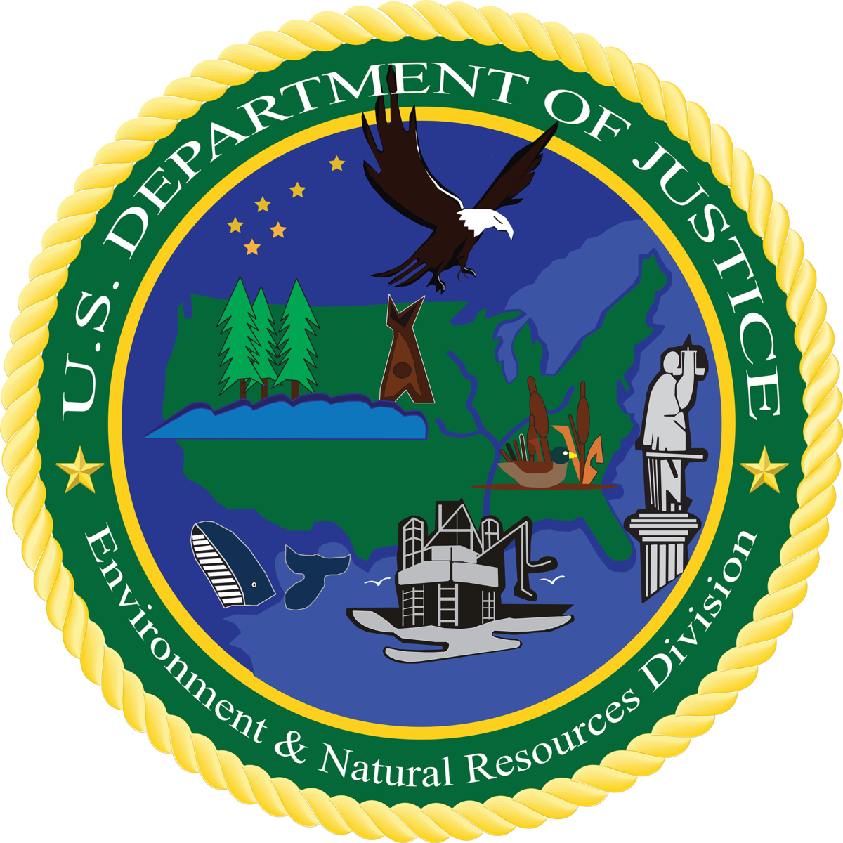 United States Department Of Justice Environment And - Military (1200x1200)