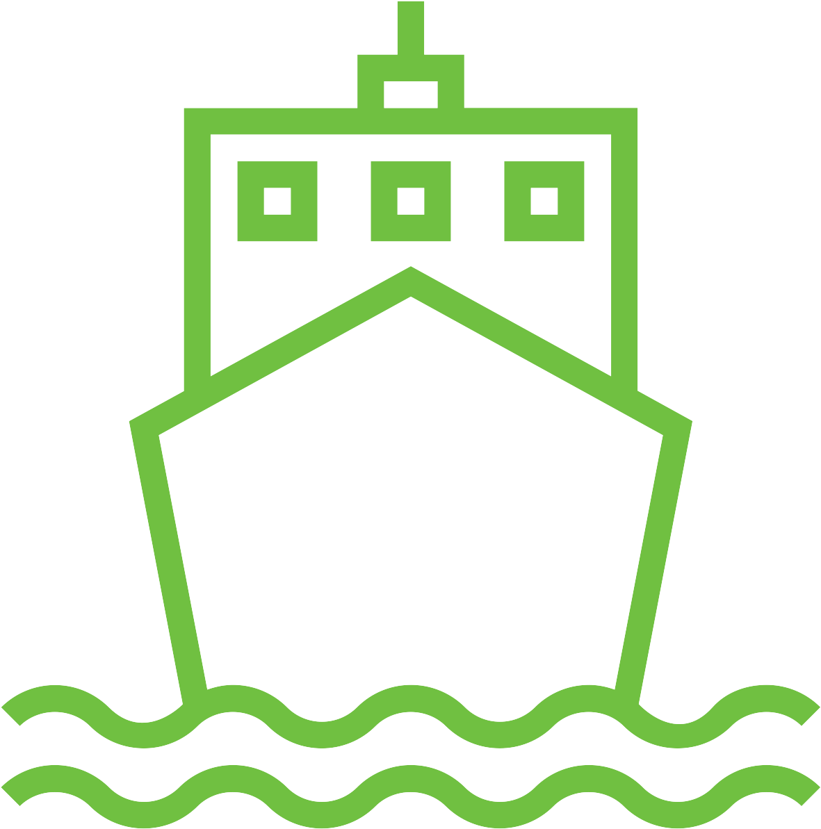 Rivers And Canals Run-off From Land - Ship (1200x1200)