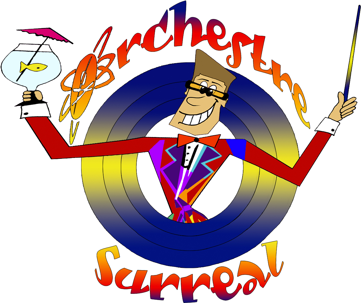 The Orchestre Surreal's Official Website, Including - Poster (1359x1338)