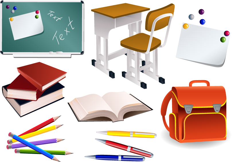 School Supplies Clip Art - School Supplies Clip Art (809x564)