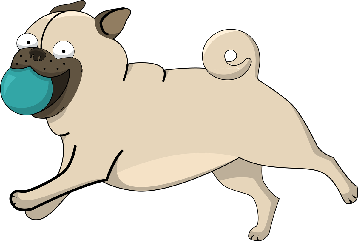 Pug Yorkshire Terrier Puppy Clip Art - Pug Yorkshire Terrier Puppy Clip Art (1200x808)