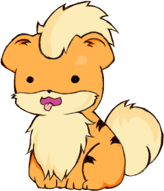 Growlithe By Cieaomi On Deviantart - Cute Growlithe (600x713)