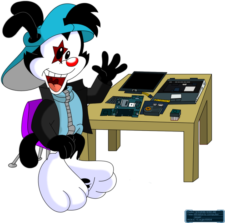 Winston's Computer Repair By Agile-eagle1994 - Cartoon (887x900)