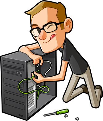 Computer Repair Mississauga - Computer Repair Png - (386x436) Png ...