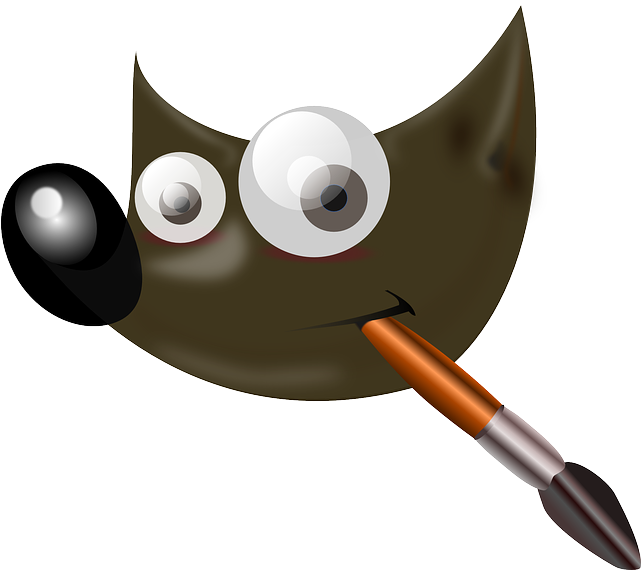 Coyote, Animal, Dog, Fox, Brush, Mascot, Painting - Dog With Brush Logo (798x720)