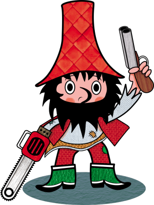 Rumcajs Evil Dead Bez Konturu - Rumcajs Rysunek (315x420)