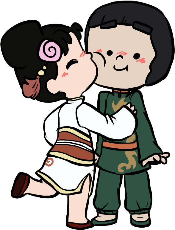 Thank You For Being By My Side This Year By Codeheaven - Tenten (829x878)