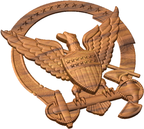 Command At Sea Badge - Golden Eagle (480x433)