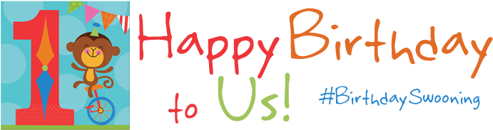 Celebrate Swoony Boys Podcast's First Birthday With - 1st Birthday Circus Small Napkins / Serviettes (pack (708x202)