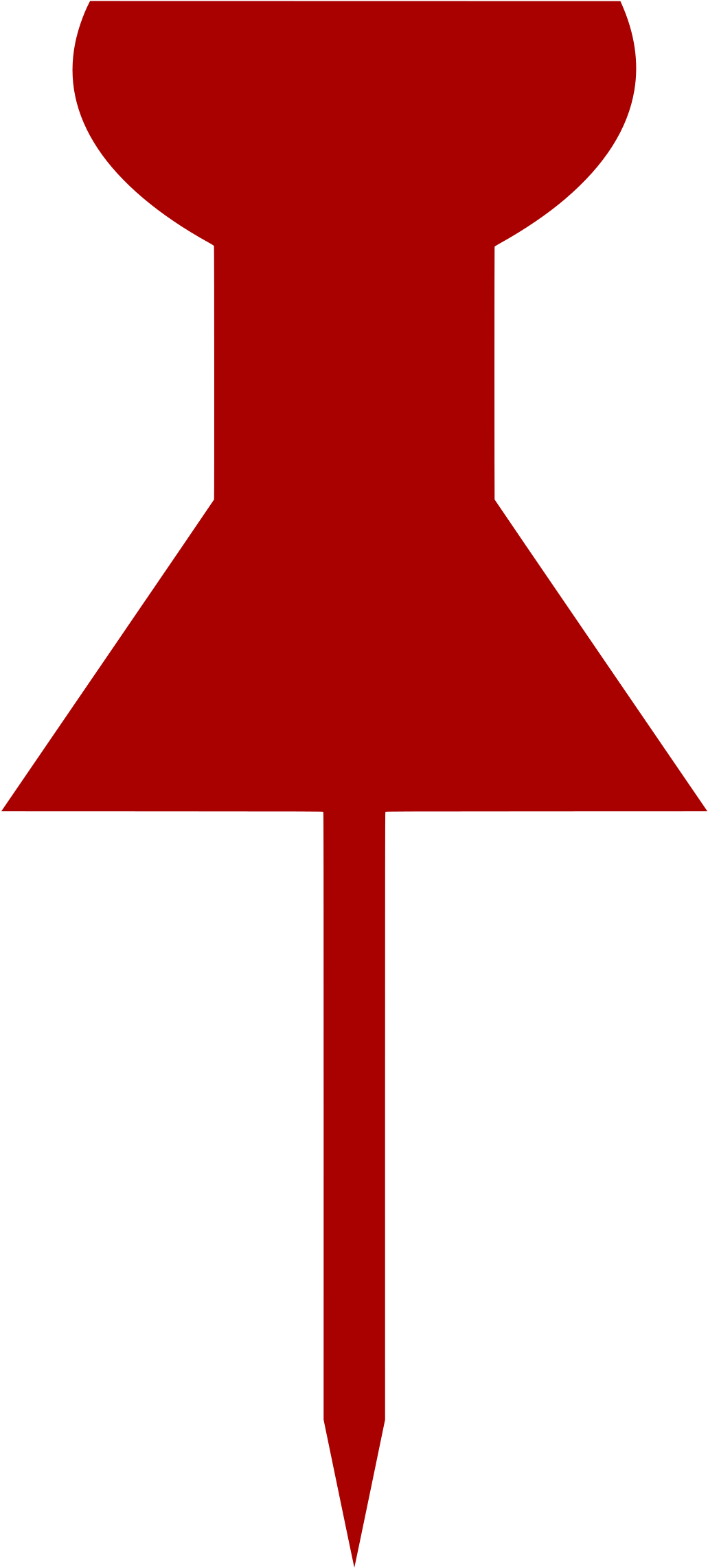 Office Stationery Tack Pin Simplified - Tack Pin (2400x2400)