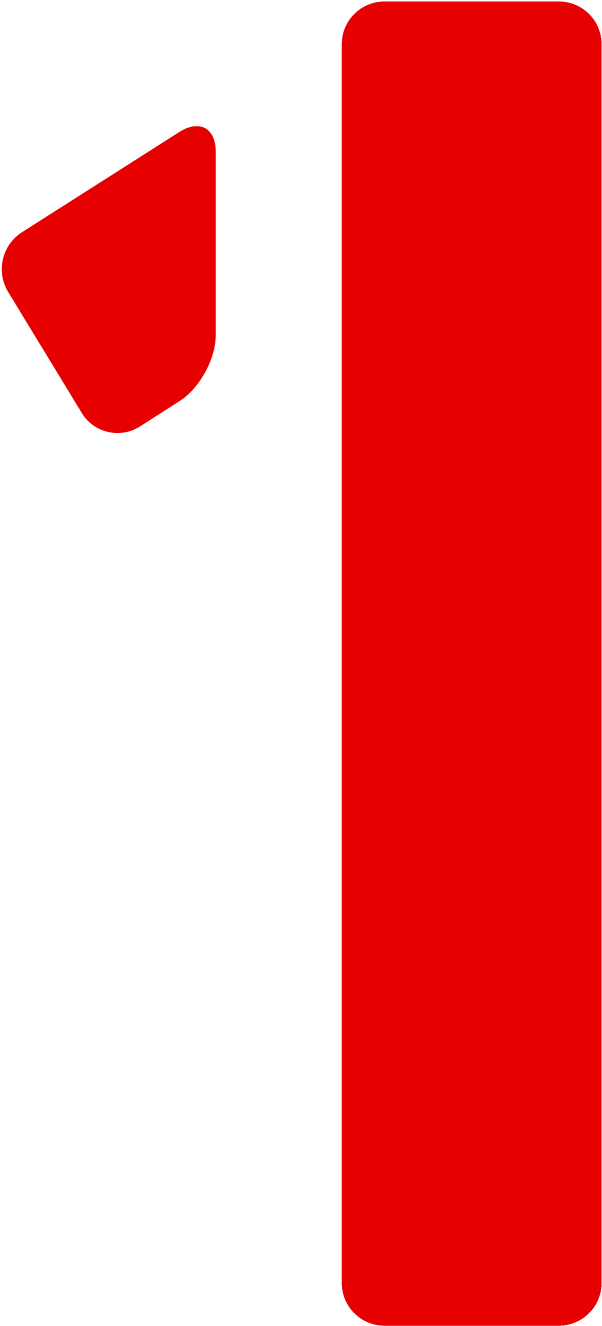 Img Number - 1 Number Red Png (2292x2500)