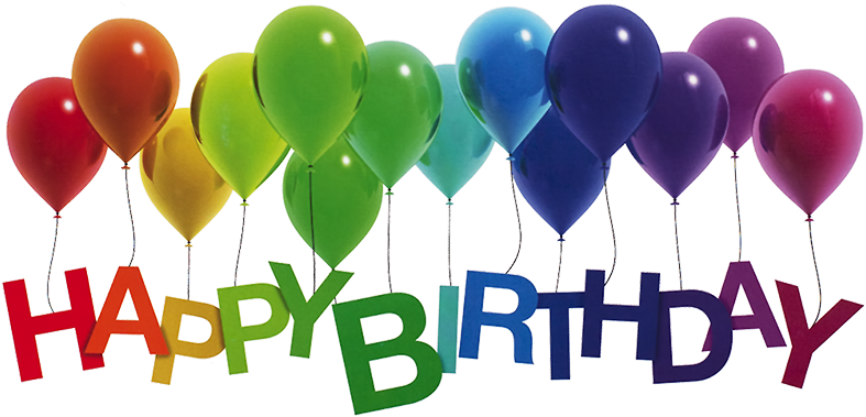 Happy Birthday Png Photo - Happy Birthday Balloons Png (800x400)