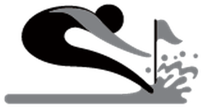 Slalom Skiing - Graphic Design (474x399)