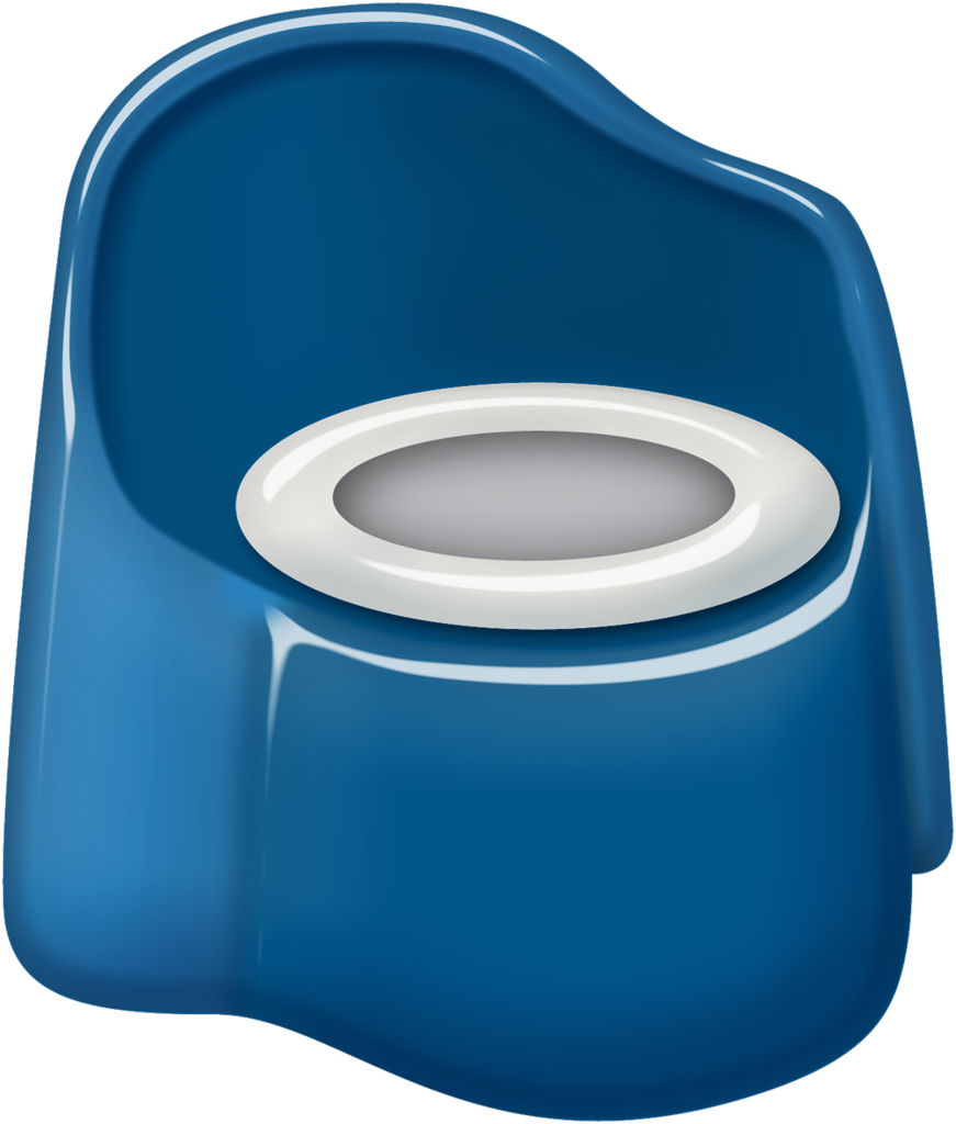 Banheiro & Banho E Etc - Clip Art Of Potty (871x1024)