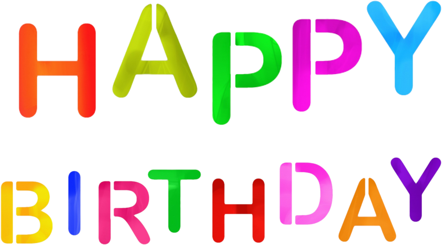 Colorful Happy Birthday Png Download Image - Love You Mom Happy Mothers Day (1858x1032)