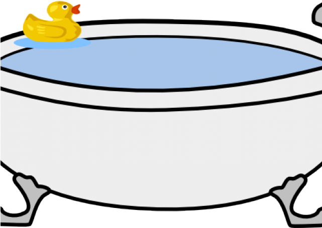 Bathroom Clipart Animated - Bathtub Clip Art (640x480)