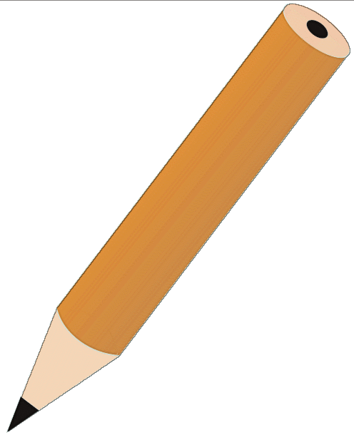 Brown Colored Pencil Clipart (496x610)
