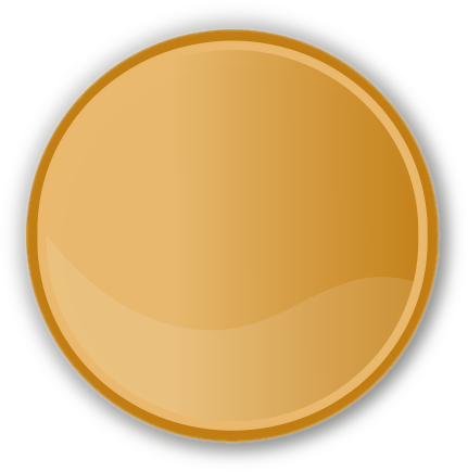 Circle Clipart Light Brown - Brown Circle Clipart (431x435)