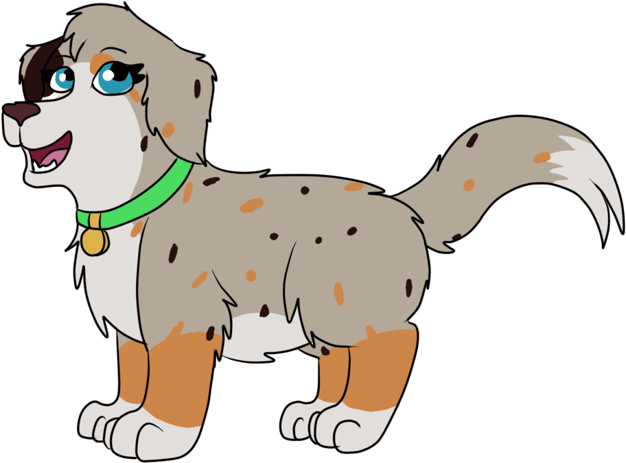 Australian Shepherd, Golden Retriever Mix By Raindroplily - Comics (1024x819)