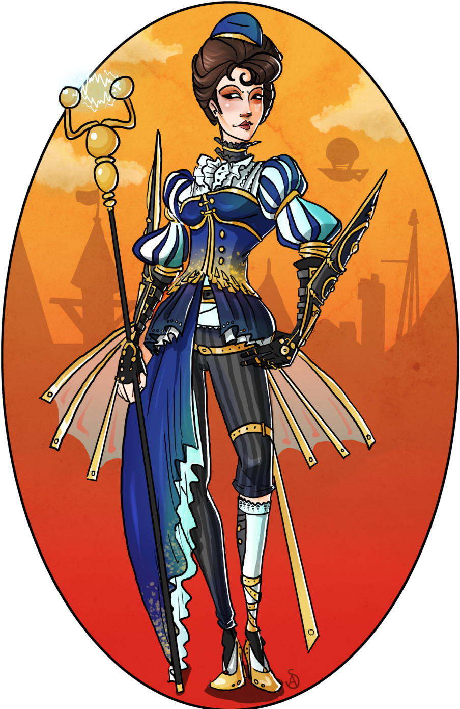 Inkyrose By Aymstersilver Esther Summers - Ranged Weapon (1024x1408)