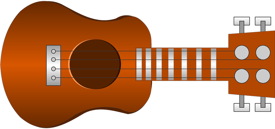 Guitar Clipart Brown Pencil And In Color Guitar Clipart - Things That Are Brown Clipart (960x480)