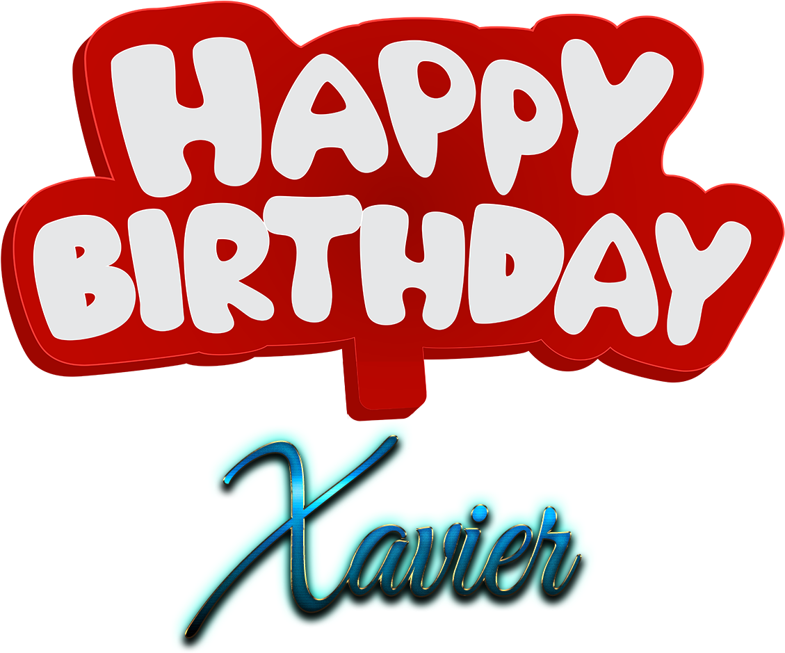 Xavier Happy Birthday Name Logo - Happy Birthday Kajal Name (1920x1200)