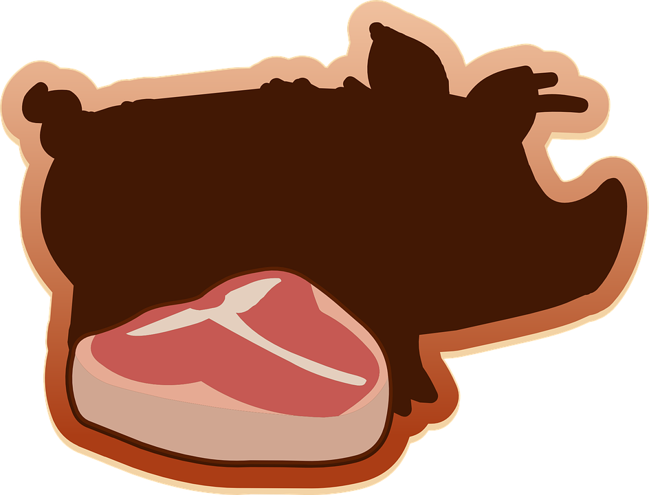 Free Bbq Clipart 5, Buy Clip Art - Carne De Cerdo Vector (944x720)