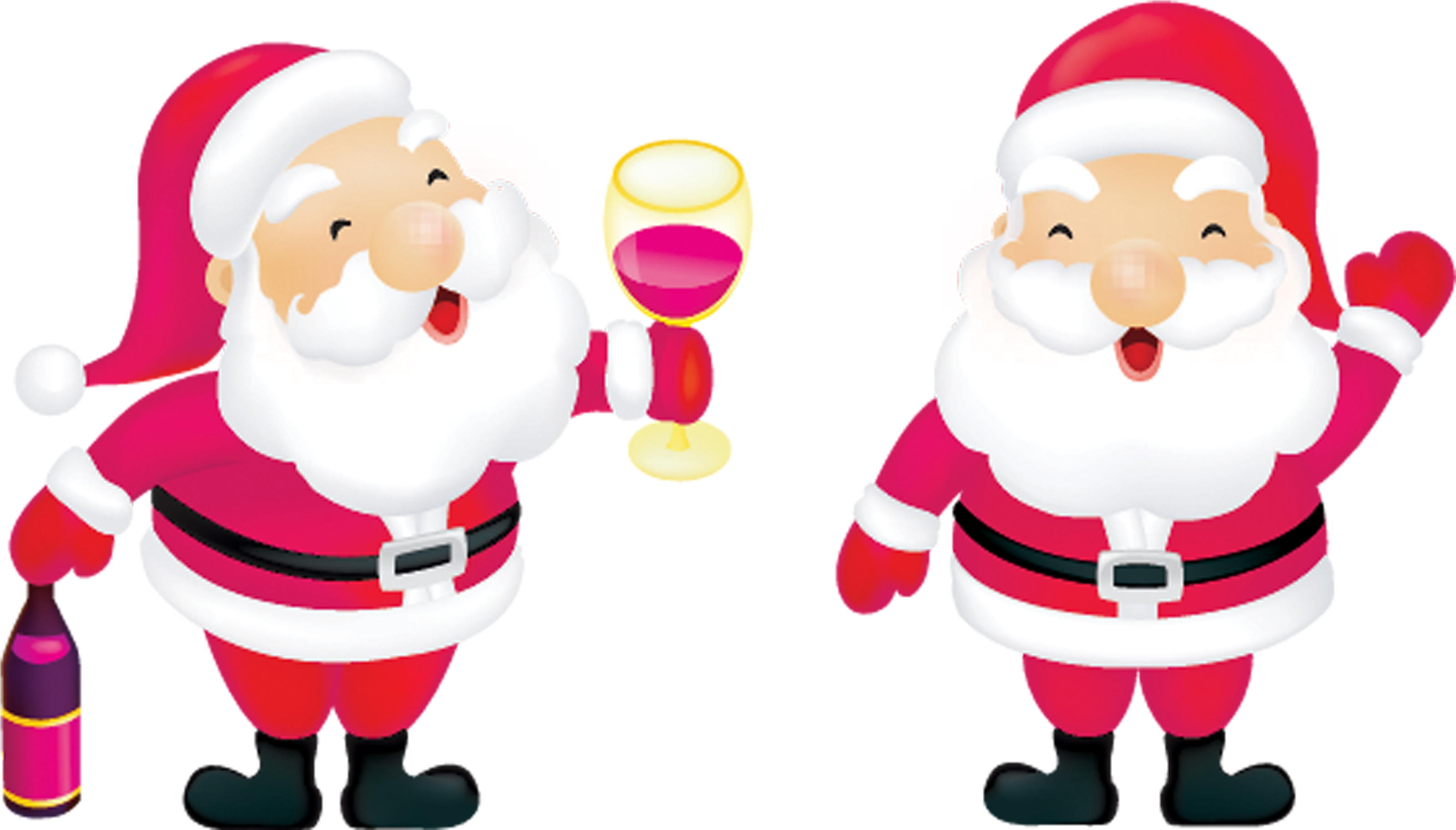 Santa Claus Cartoon Christmas Clip Art - Santa Claus Cartoon Christmas Clip Art (4724x3543)