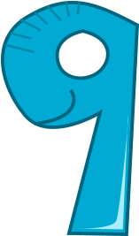 Grade 2 Math - Number 9 Clipart (600x500)