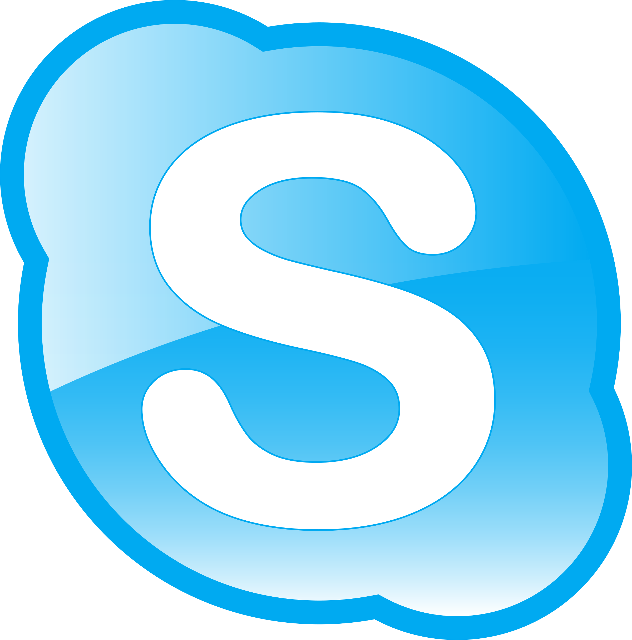 Skype Png Transparent Images - Logo Skype Transparent (2400x2434)