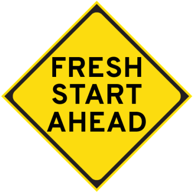 Fresh Start Button - Don T Text And Drive Sign (1120x1120)